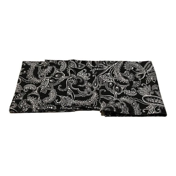 Ridgefield Home Navy Blue Paisley Set of 4 Cloth Napkins 17" Dinner Lot Boho - Picture 1 of 6